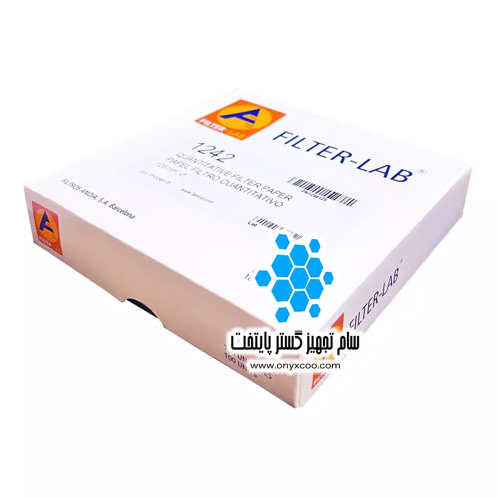 کاغذ صافی کد 1242 کاغذ صافی گرید 1242 برند FilterLab اسپانیا