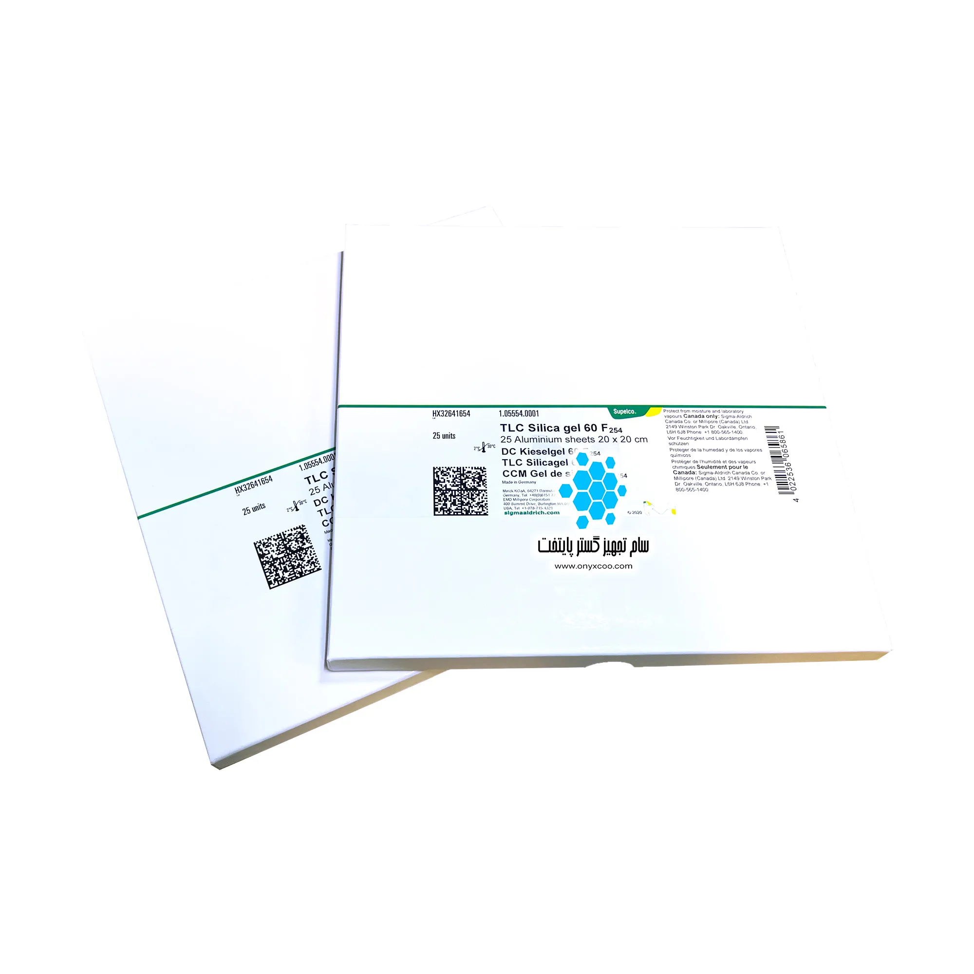 105554 مرک کاغذ سیلیکاژل TLC کد 105554 برند مرک آلمان