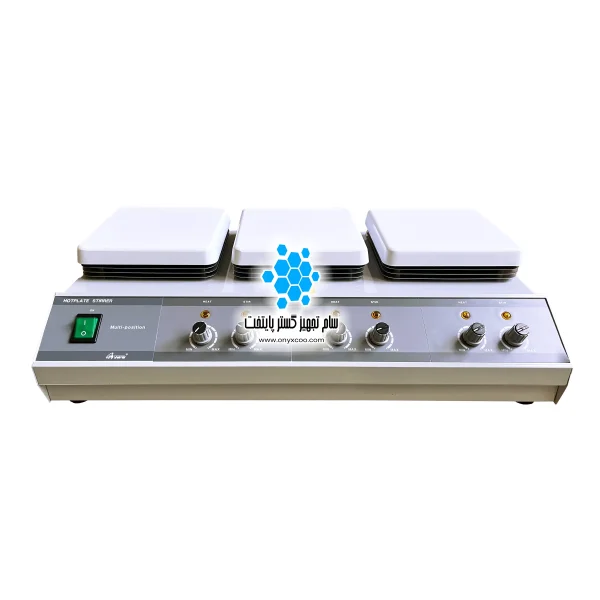 هیتر استیرر سه خانه HS15-03P برند mtops کره جنوبی