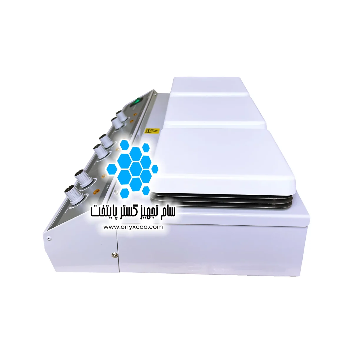 هیتر استیرر سه خانه HS15-03P برند mtops کره جنوبی
